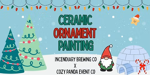 Holiday Ceramic Ornament Painting