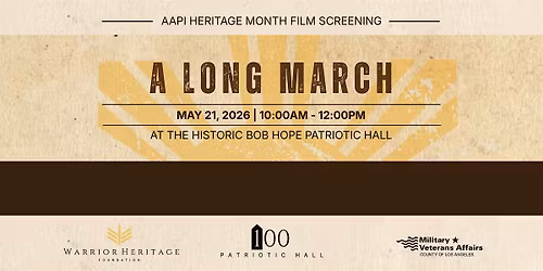 AAPI Heritage Month Film Screening: A Long March