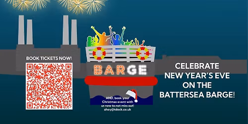 Celebrate New Year's Eve on the Battersea Barge!