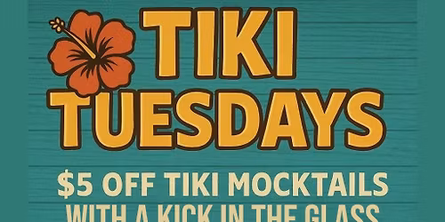 Tiki Tuesday\u2019s karaoke open mic! 