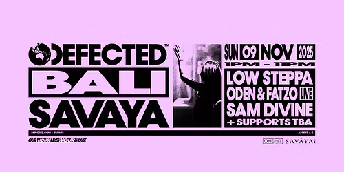 Defected Bali 2025