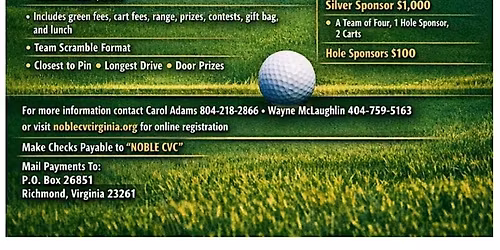 NOBLE CVC GOLF Scholarship Fundraiser