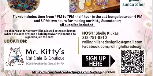 Mr. Kitty\u2019s Sun-catcher Party!