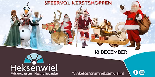 Sfeervol Kerstshoppen in Winkelcentrum Heksenwiel!