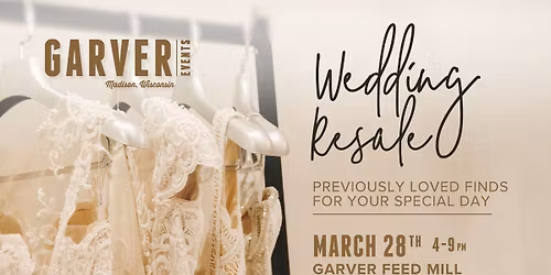 Garver Wedding Resale 2026
