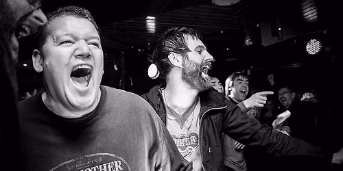 Half Arsed Half Biscuit -print tees and play tunes