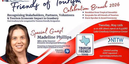 Visit Granbury Friends of Tourism Celebration Brunch