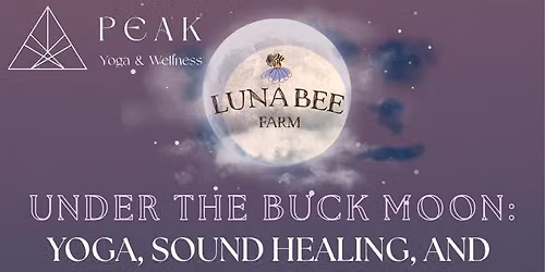 Yoga, Sound Healing, & Fireside Gathering at Luna Bee Farms