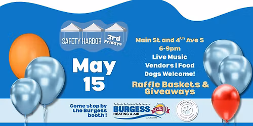 Safety Harbor 3rd Fridays - Burgess Booth Event!