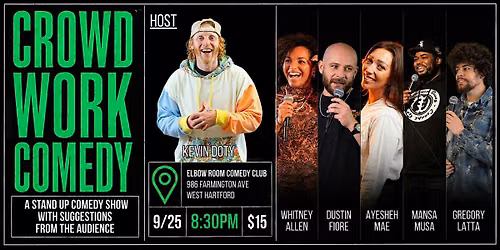 Crowd Work Comedy at The Elbow Room Comedy Club