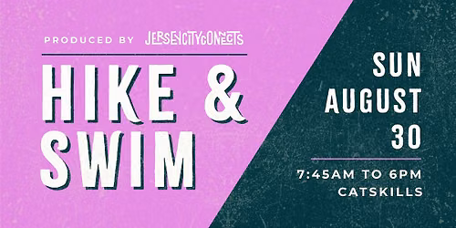 Jersey City Connects | Hike & Swim (August)| Catskills
