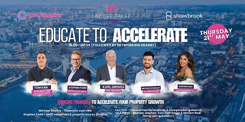 CPC Finance & Shawbrook: Accelerate Series Event 2 Valuations & Tax Special