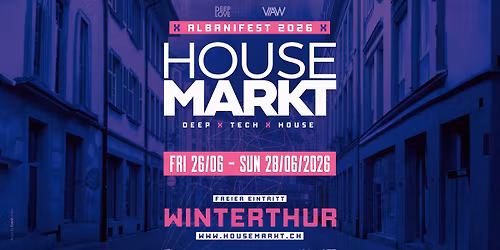 HouseMarkt am Albanifest 2026 \u2013 Deep x Tech x House