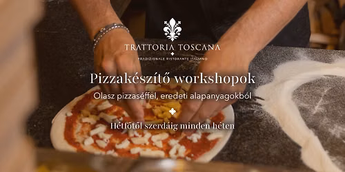 Pizzak\u00e9sz\u00edt\u0151 workshopok egy olasz pizzas\u00e9ffel