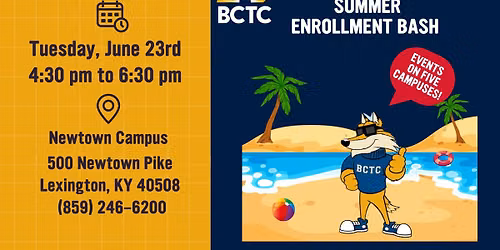 BCTC Newtown Summer Enrollment Bash