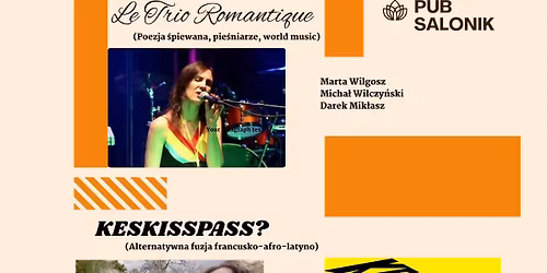 KONCERT: Le Trio Romantique \/ Keskisspass!? @ Pub Salonik!