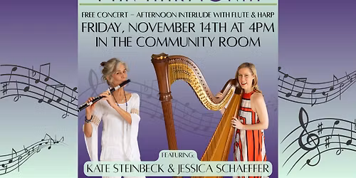  Pan Harmonia: Afternoon Interlude at the Library with Flute & Harp
