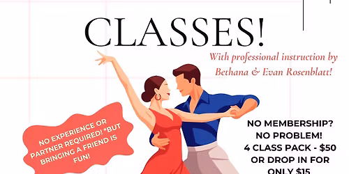 Salsa classes every Friday!