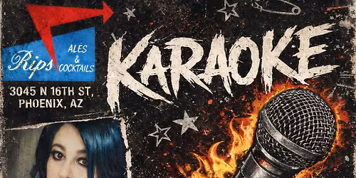Sunday AFTERNOON KARAOKE at Rips Bar in Phoenix, AZ with DJ White Chocolate 4pm-8pm