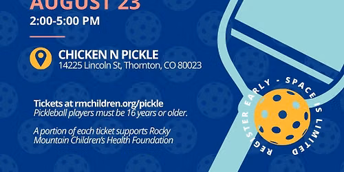 Charity Pickleball Tournament!