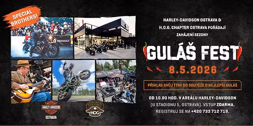 Gul\u00e1\u0161 Fest Harley-Davidson Ostrava 2026