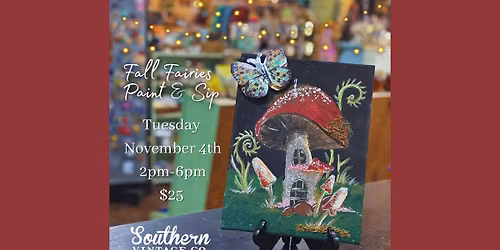 Fall Fairies Paint & Sip
