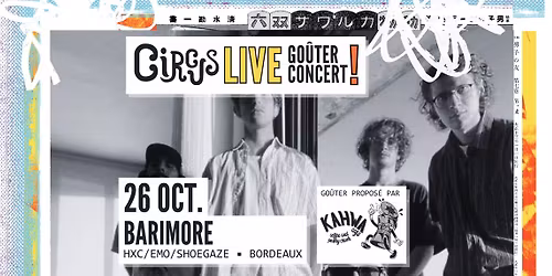 Circus Live x Go\u00fbter Concert : Barimore