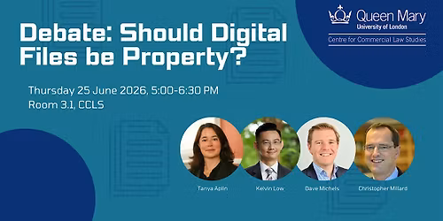 Debate: Should Digital Files be Property?
