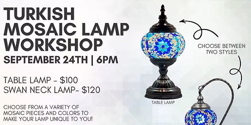 Turkish Mosaic Lamp Workshop
