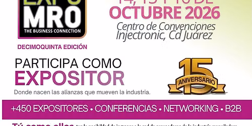 EXPO MRO 15va Edici\u00f3n