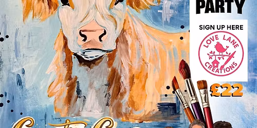 Paint n Sip Party The Country Cow