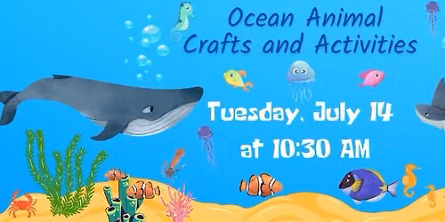 Ocean Animals Crafts & Activities