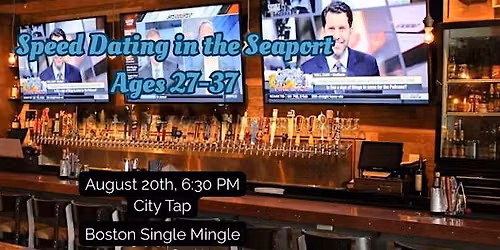 Speed Dating In The Seaport! Ages 27-37, 1 Drink Included