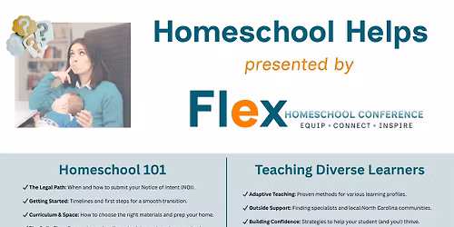 Homeschool Helps Hosted by Flex Homeschool Conference