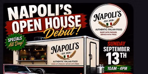 Napoli\u2019s Truck open house & Car Cruise-In