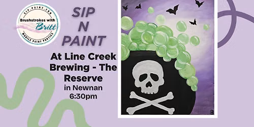 Sip n Paint Party at Line Creek Brewing - The Reserve (Newnan)