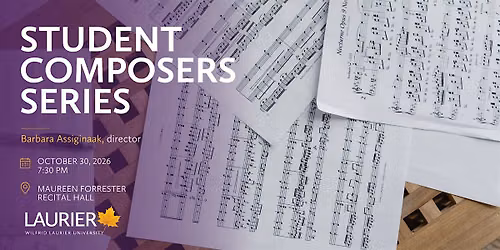 Laurier Student Composers Series