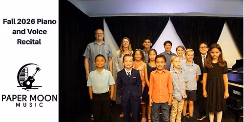 Fall Piano and Voice Recital