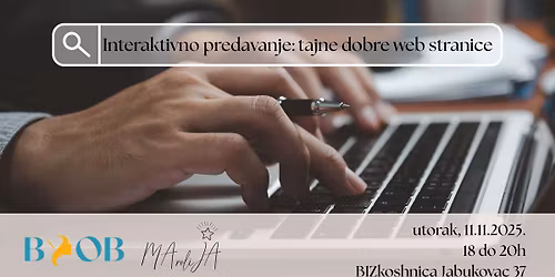 BYOB interaktivno predavanje: Tajne dobre web stranice