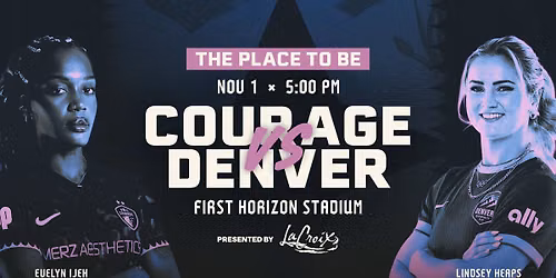 NC Courage vs Denver Summit FC on Sunday, November 1st