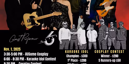 Karaoke Idol and Cosplay Contest with Jason Fernandez and RMD Band