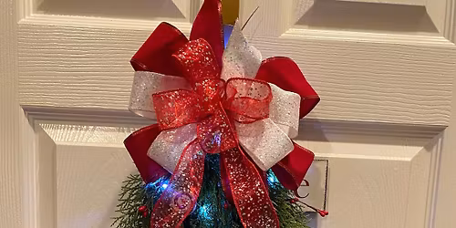 \ud83c\udf84 Light-Up Christmas Tree Wreath Class with Afternoon Tea \ud83c\udf84