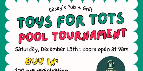 Toys for Tots : Casey\u2019s Pub & Grill