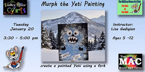 Murph the Yeti Painting