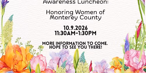 YWCA Monterey County Domestic Violence Awareness Month Annual Luncheon