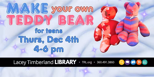 Make Your Own Teddy Bear for teens