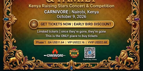 Don Carlos and Family, Kenya\u2019s Rising Star Event 