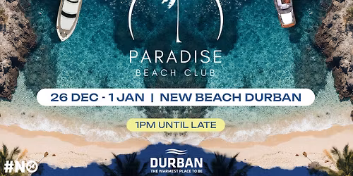 The Hunter's Paradise Beach Club - 26 Dec to 1 Jan New Beach Durban