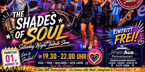 THE SHADES OF SOUL\/ Saturday Night Tribute Show\/ SWB Sommerfestival \/ Last Edition