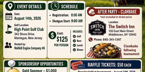 Golf Tournament Fundraiser for Sammy G.